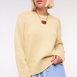 NWT Abercrombie & Madeline Crew Sweater